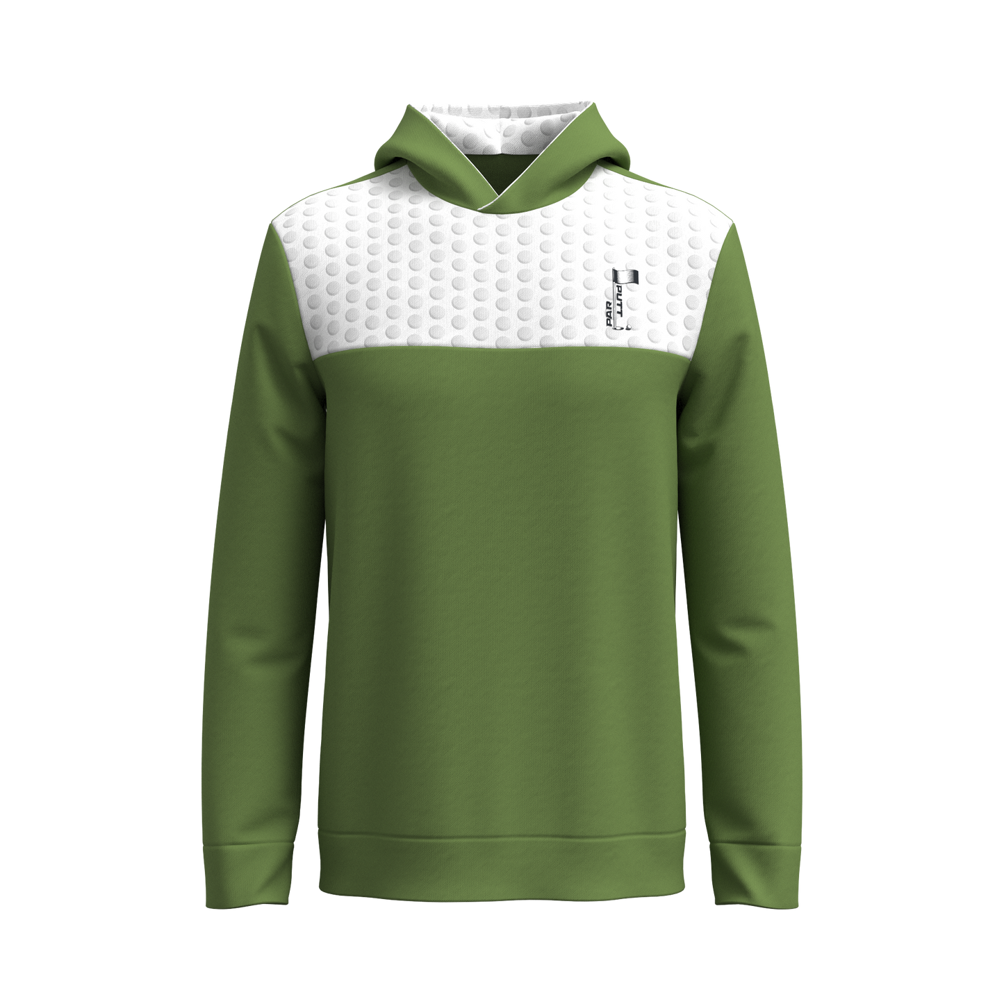 Par Putt Ball Print Hoodie - Khaki Green