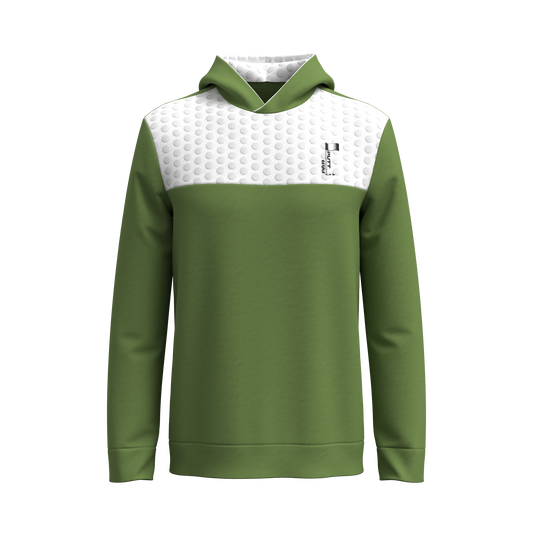 Par Putt Ball Print Hoodie - Khaki Green