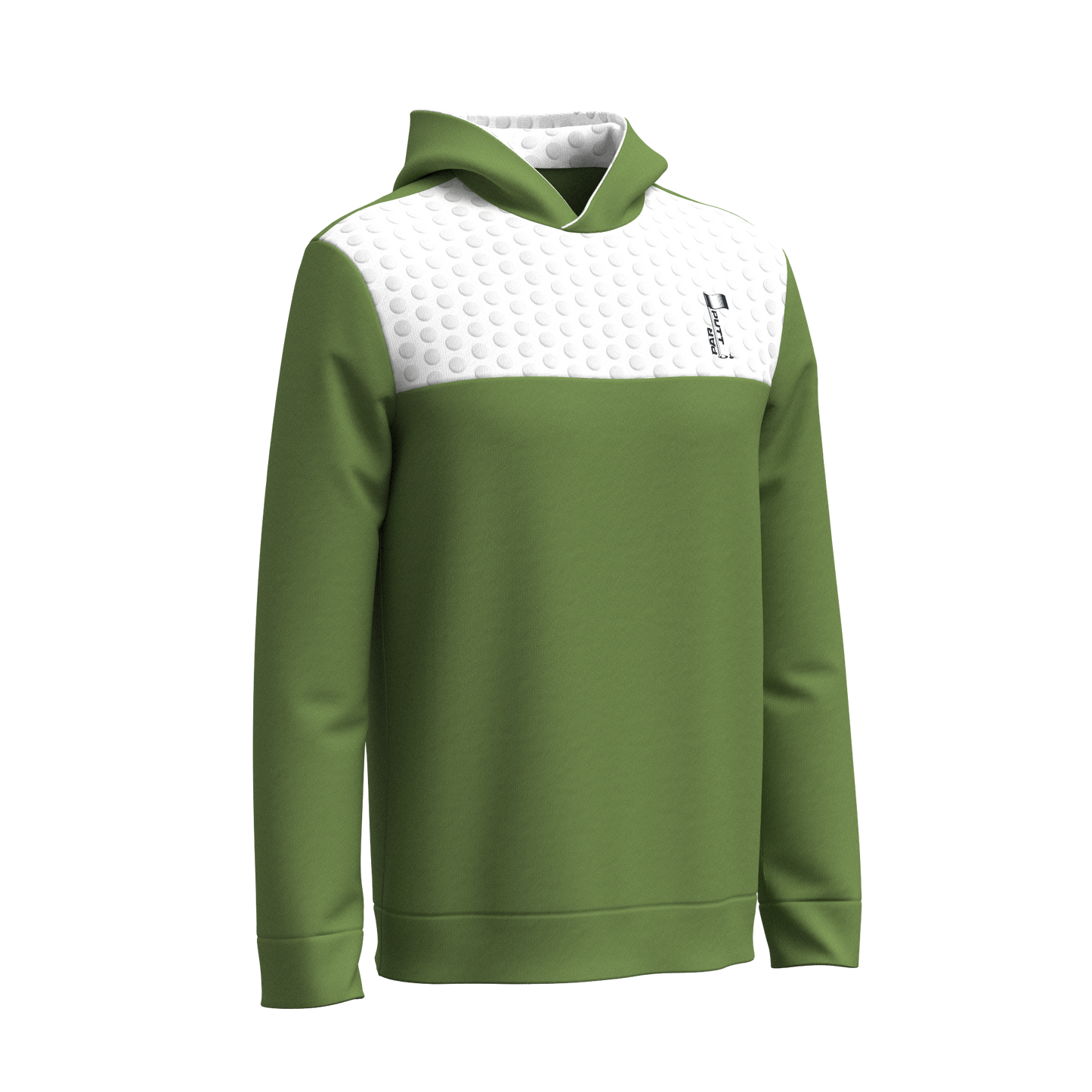 Par Putt Ball Print Hoodie - Khaki Green