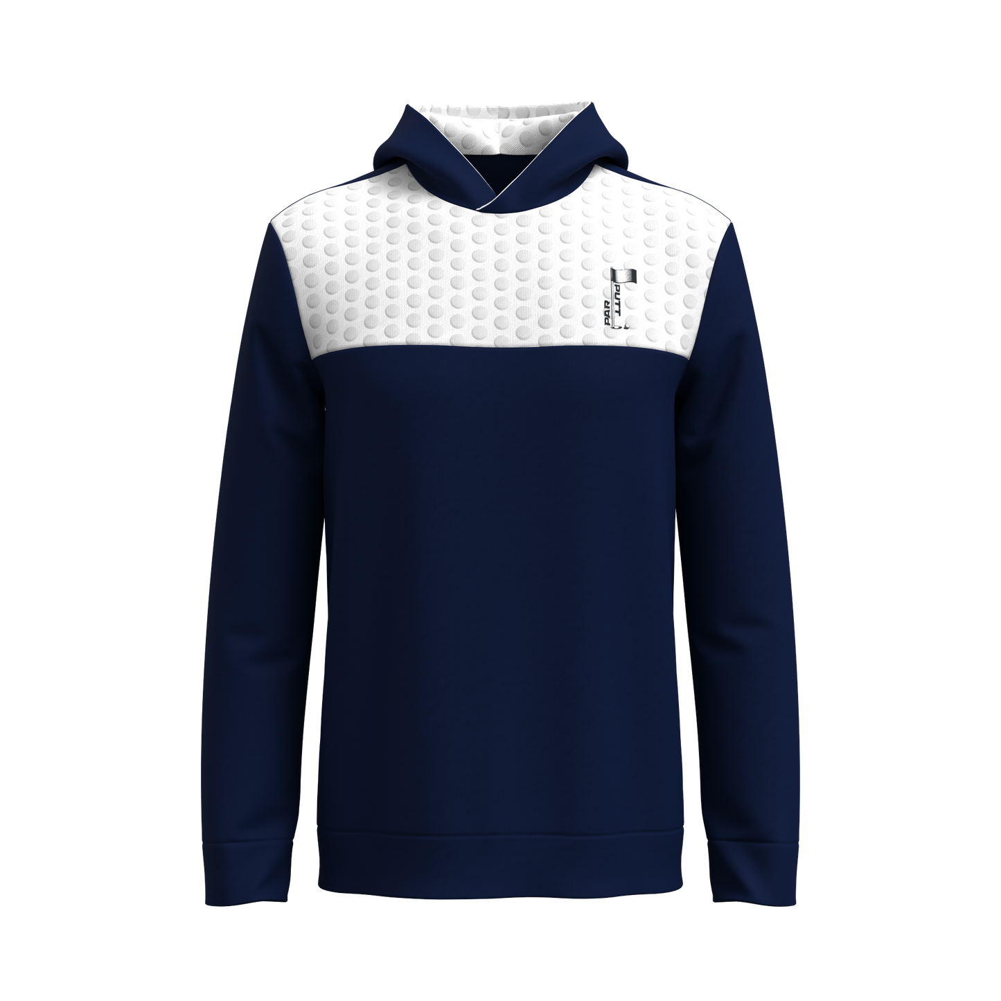 Par Putt Ball Print Hoodie - Navy