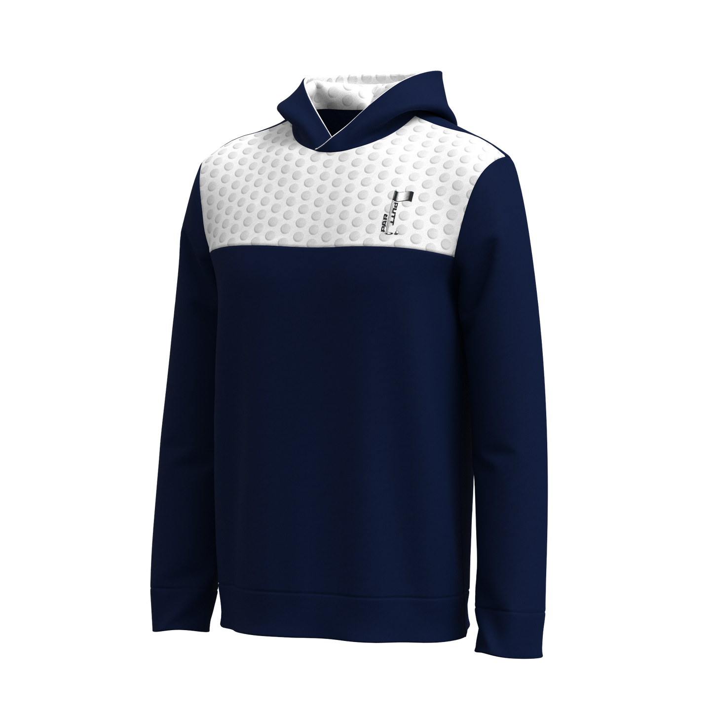 Par Putt Ball Print Hoodie - Navy